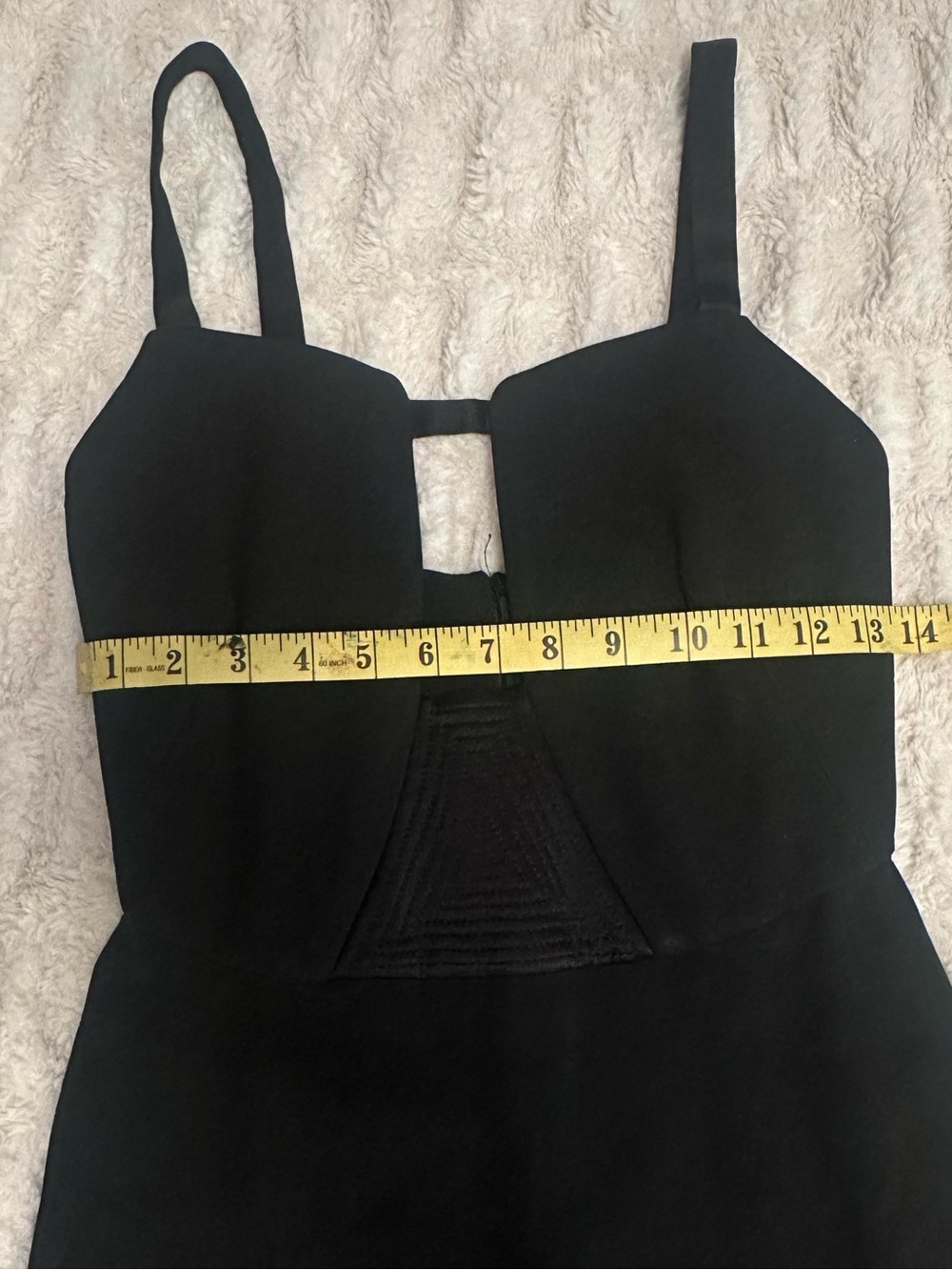 Tom Ford Square Neckline Midi Length Black Dress - Picture 4 of 15